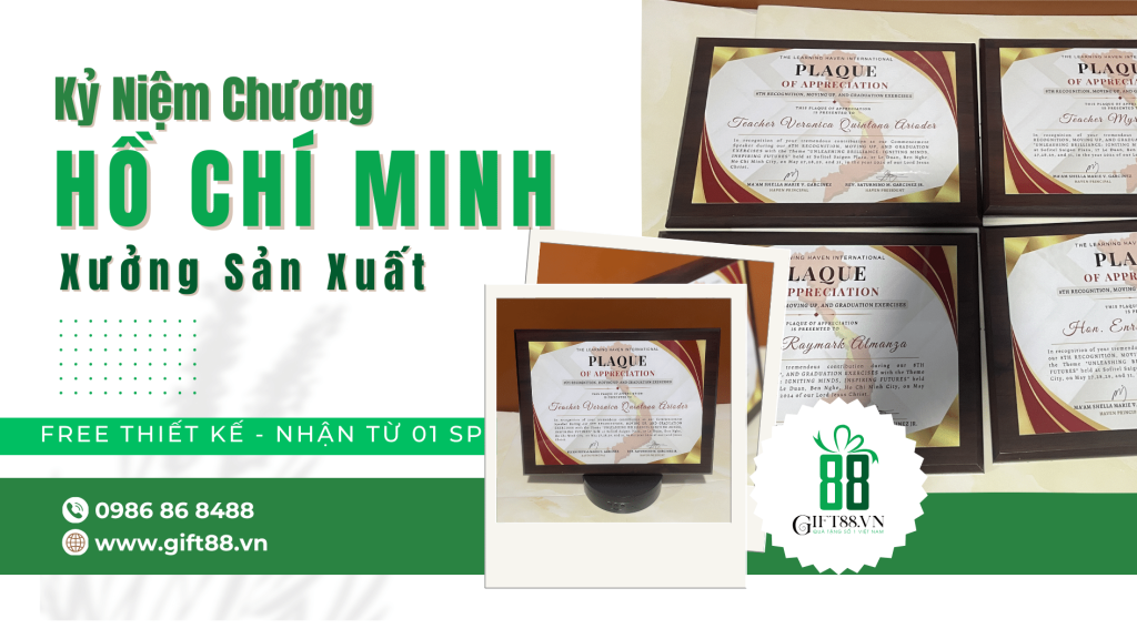 Kỷ niệm chương tại Hồ Chí Minh