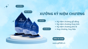 Xưởng sản xuất kỷ niệm chương pha lê