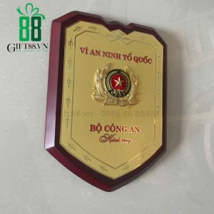 Kỷ niệm chương gỗ đồng ăn mòn tại Gift88.vn