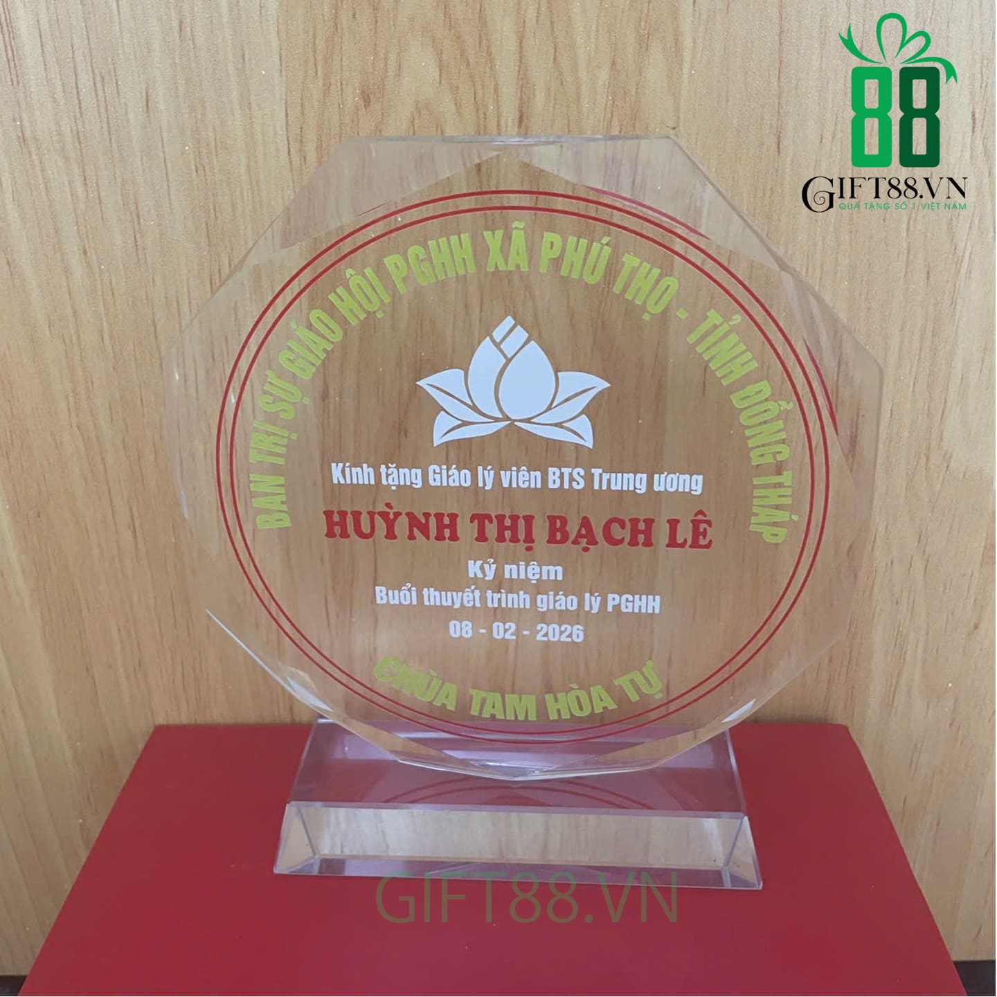 Kỷ niệm chương pha lê tròn Kỷ niệm chương pha lê tròn